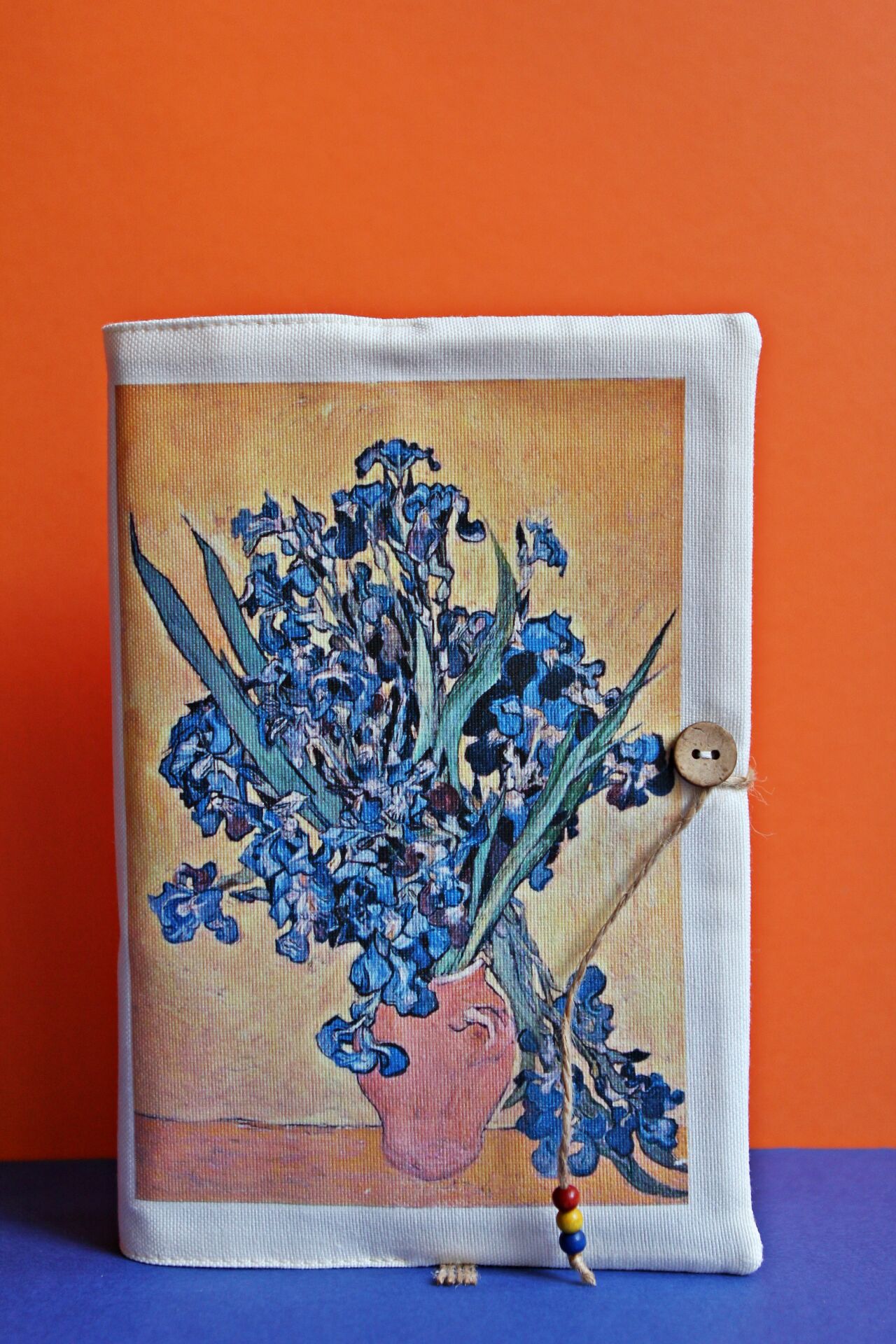 Kitap Kılıfı - Van Gogh Süsenler