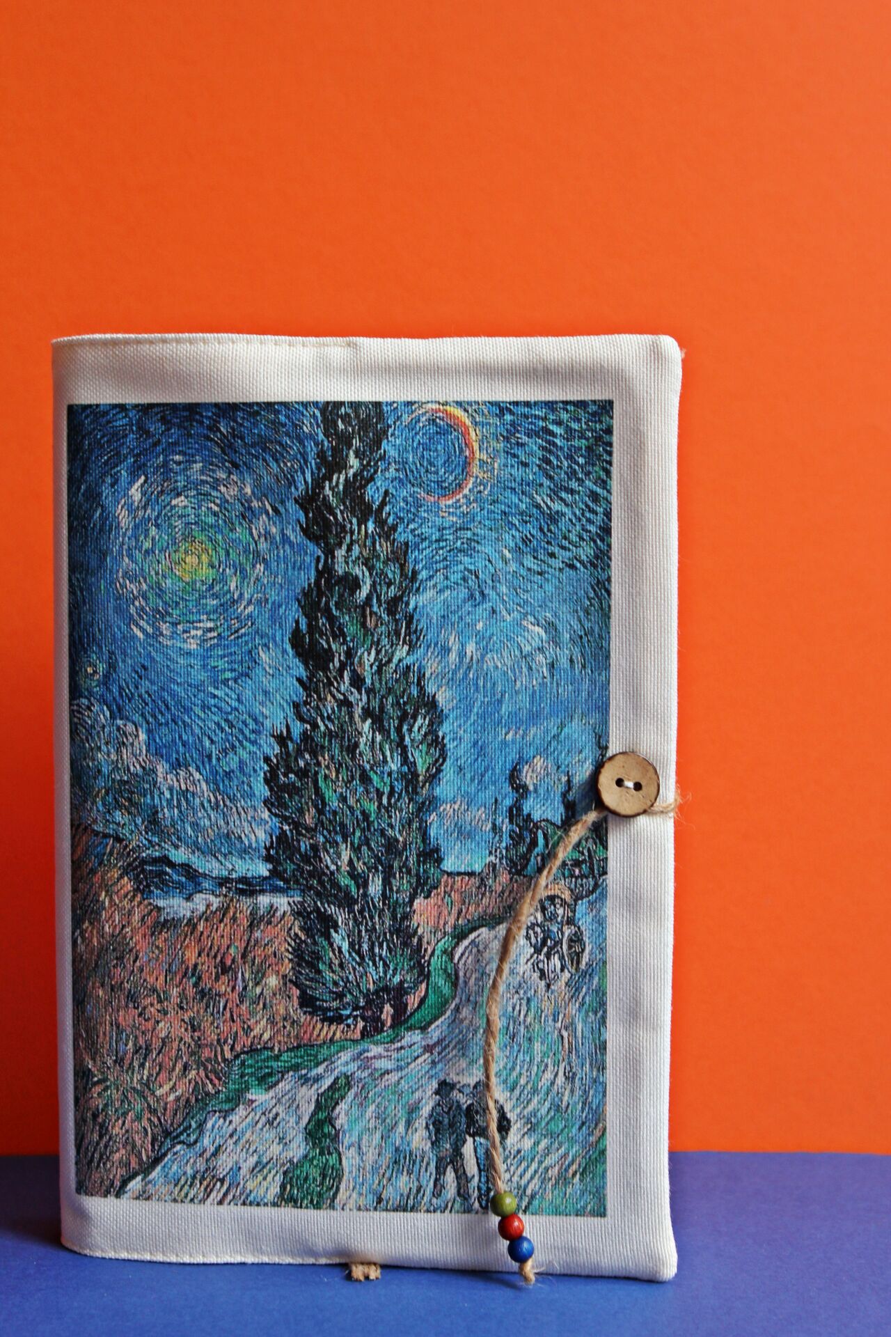 Kitap Kılıfı - Van Gogh Selvili ve Yıldızlı Bir Yol