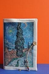 Kitap Kılıfı - Van Gogh Selvili ve Yıldızlı Bir Yol