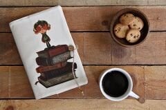 Kitap Kılıfı - Gözlüklü Okur