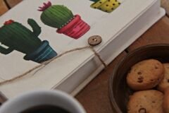 Kitap Kılıfı - Kaktüs