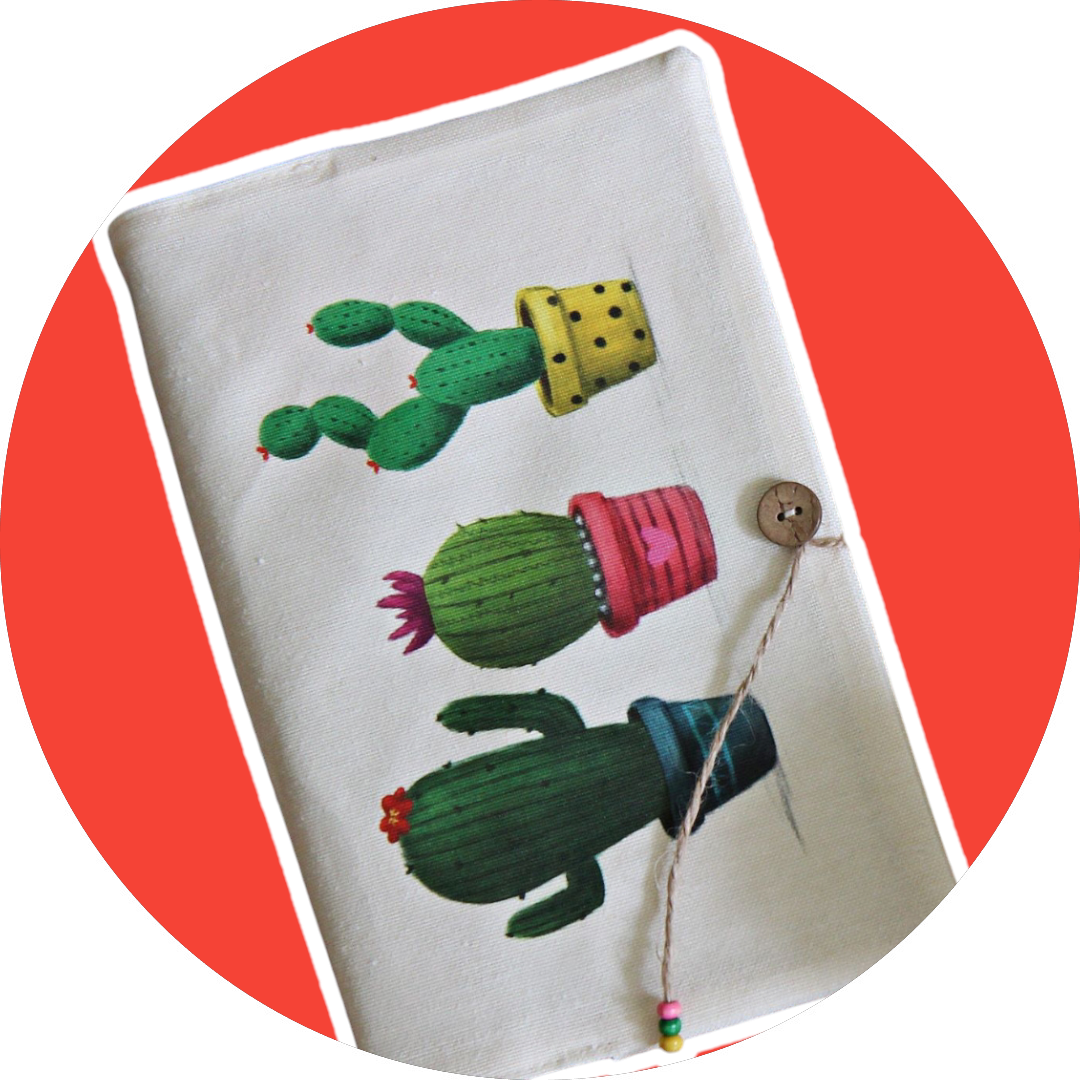 Kitap Kılıfı - Kaktüs