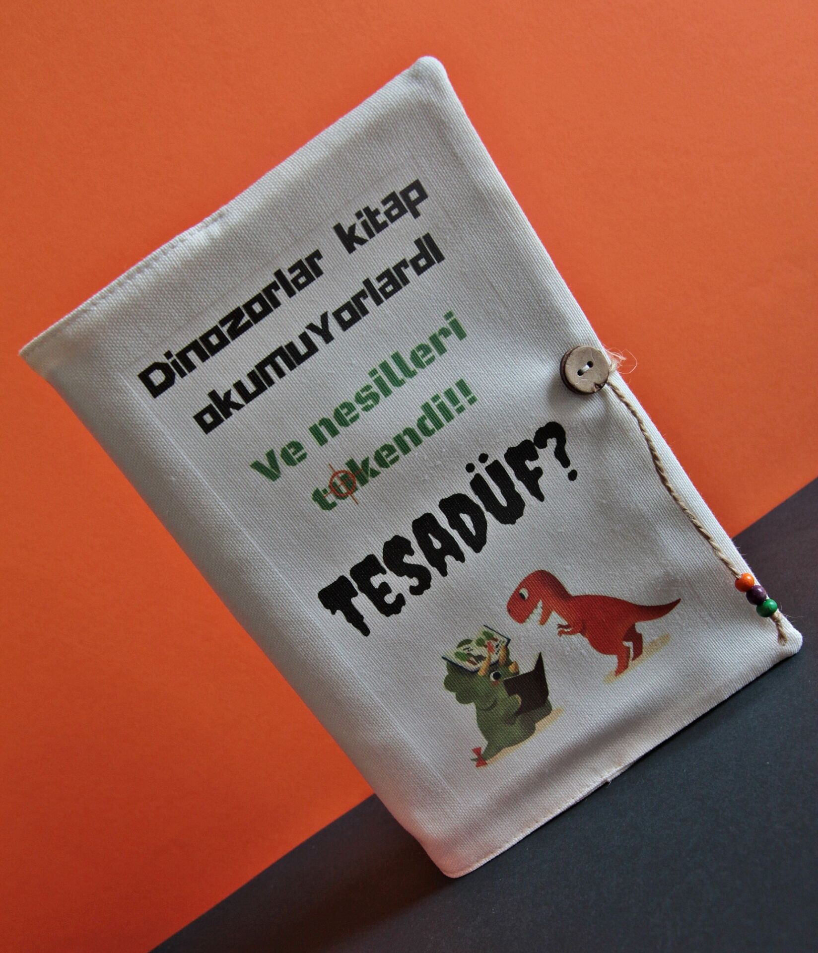 Kitap Kılıfı - Dino