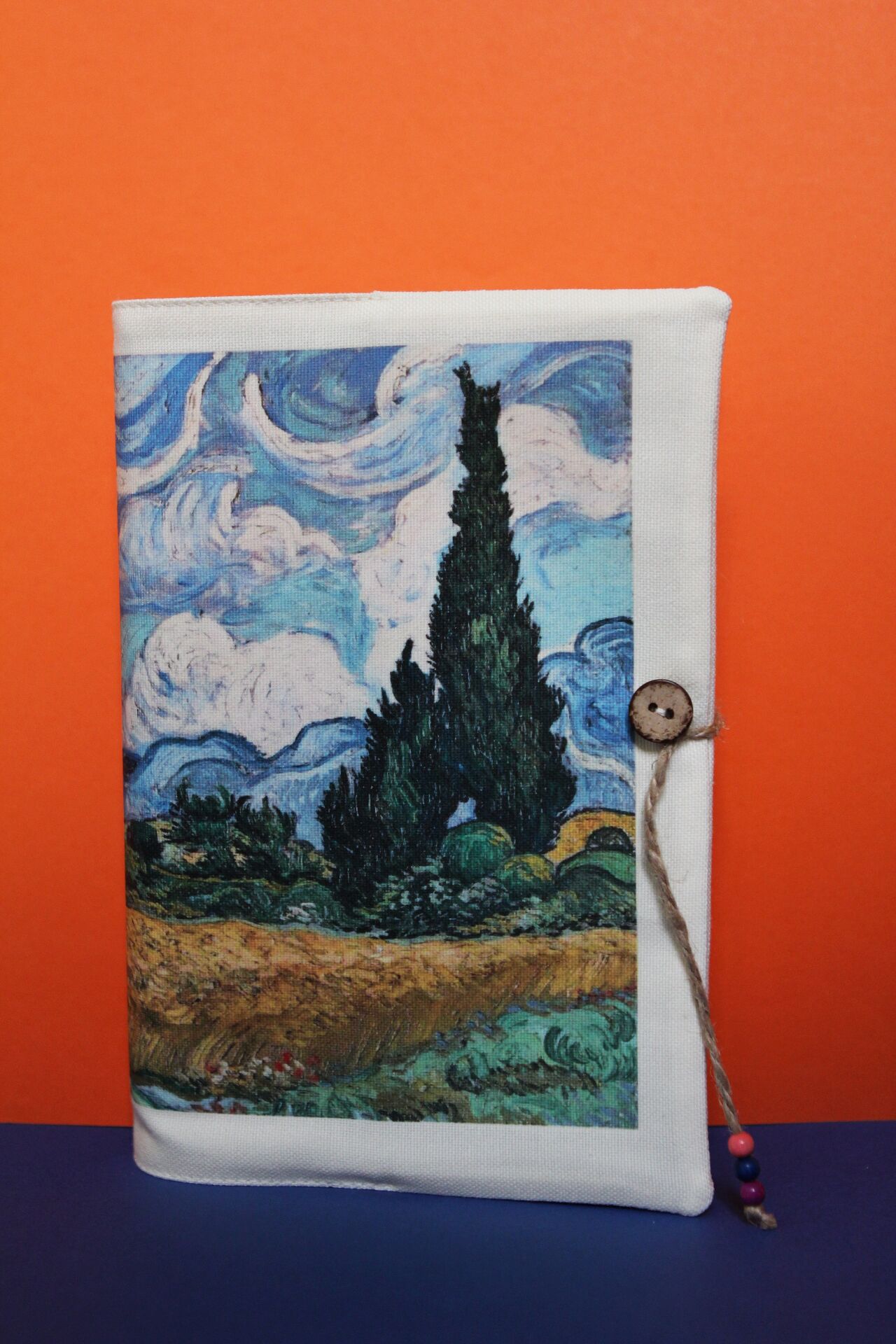 Kitap Kılıfı - Van Gogh Selvili Çayır