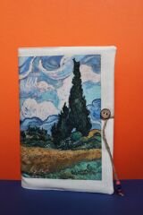 Kitap Kılıfı - Van Gogh Selvili Çayır