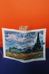 Kitap Kılıfı - Van Gogh Selvili Çayır