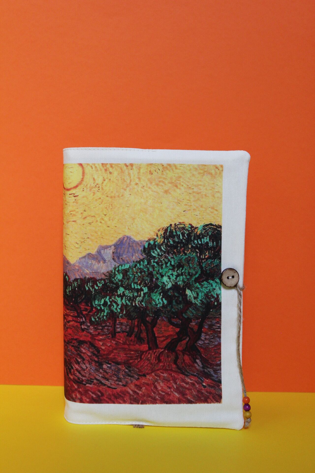 Kitap Kılıfı - Van Gogh Sarı Gökyüzü ve Güneş