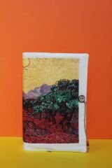 Kitap Kılıfı - Van Gogh Sarı Gökyüzü ve Güneş