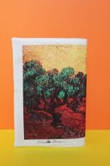 Kitap Kılıfı - Van Gogh Sarı Gökyüzü ve Güneş
