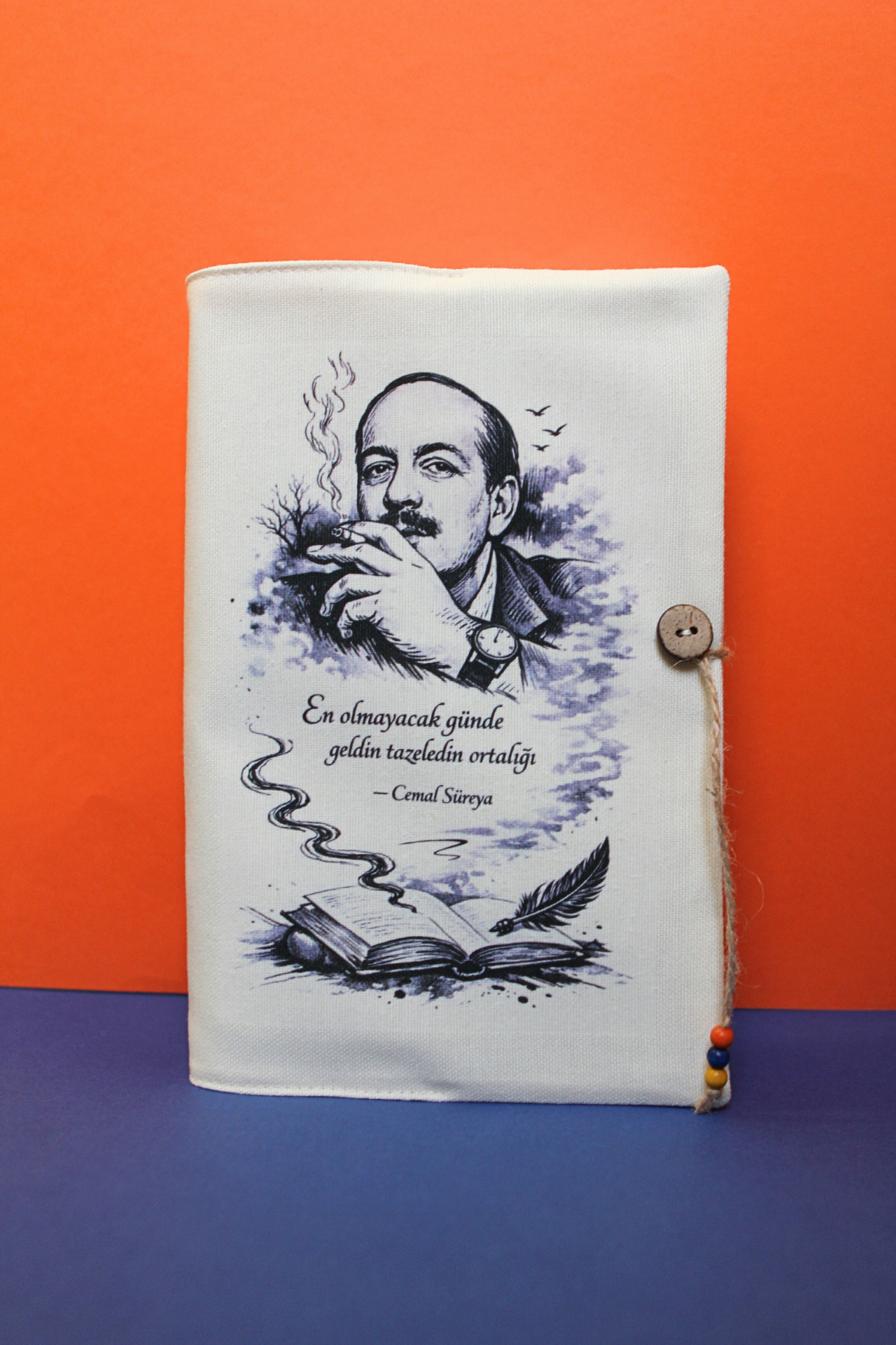 Kitap Kılıfı - Cemal Süreya Aslan Heykelleri