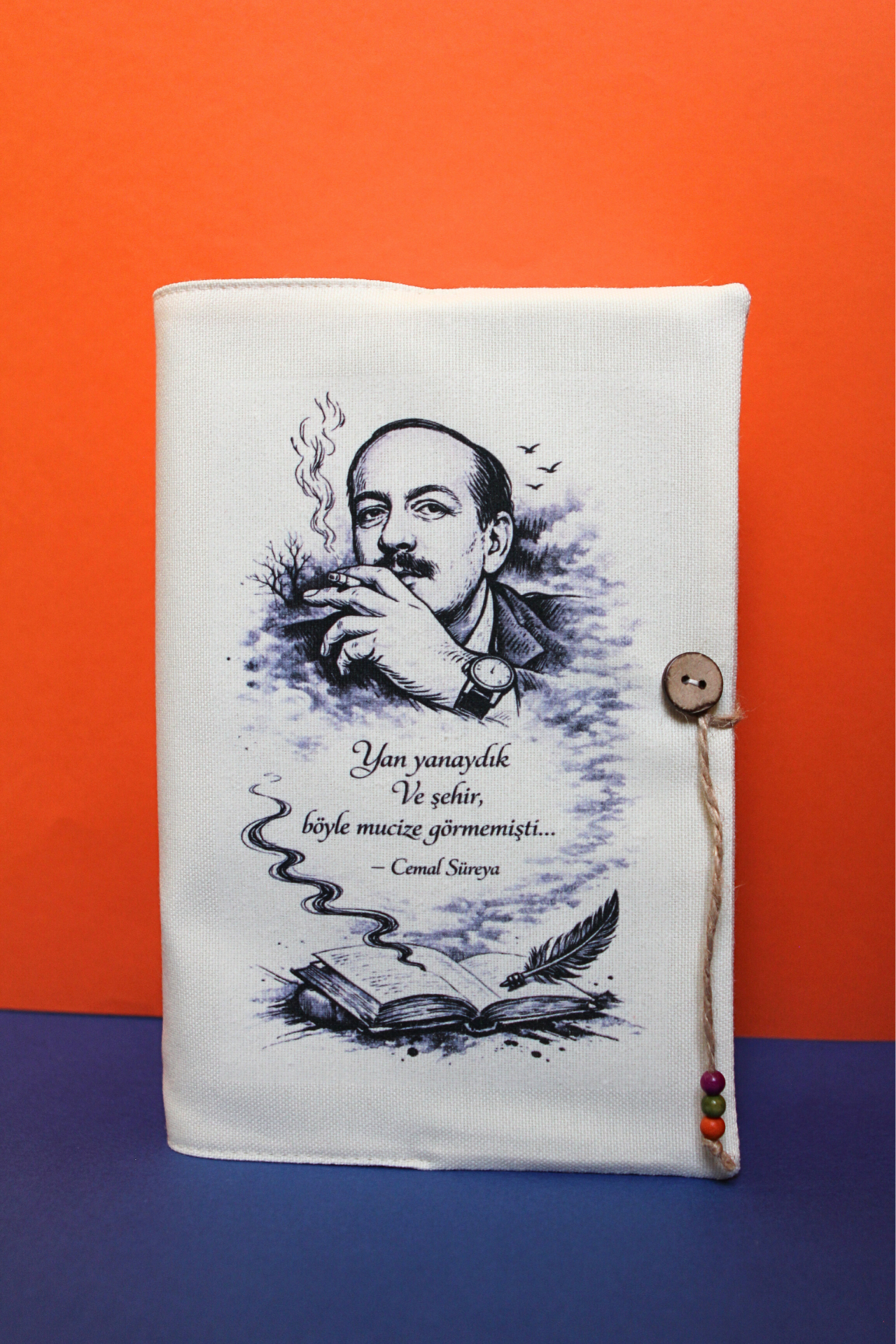 Kitap Kılıfı - Cemal Süreya İki Kalp